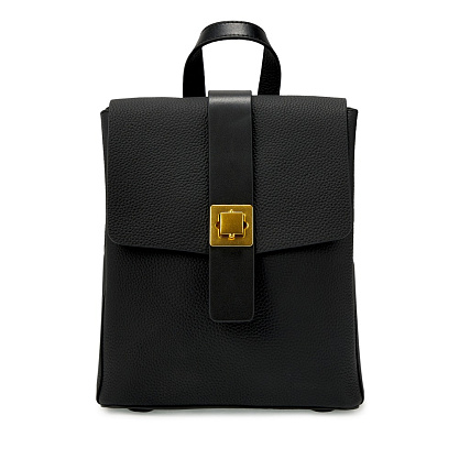 JS-82095-04 черный рюкзак женский (кожа) Jane's Story