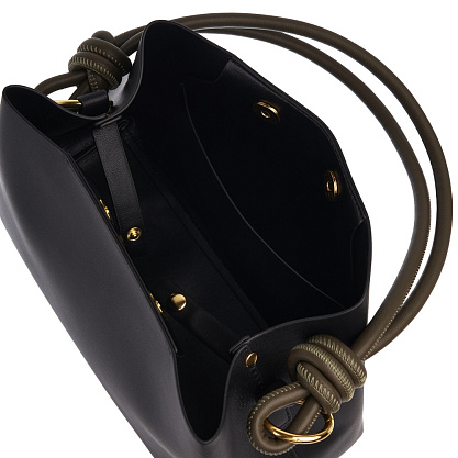 JS-88731-04  черная сумка женская (кожа) Jane's Story