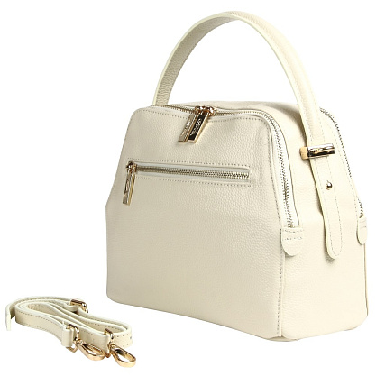 KCC-6512-62 белая сумка женская (кожа) Jane's Story