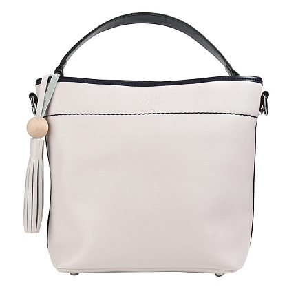 YY-8621-62_60 белая сумка женская (кожа) Jane's Story