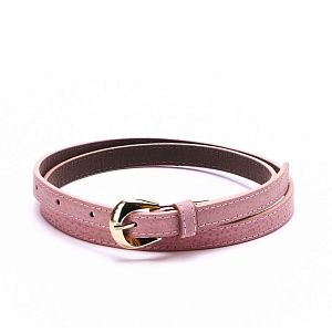 Женский ремень розовый FB-1116-63 натуральная кожа