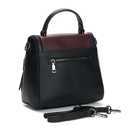 XLJ-909-04 черная сумка женская (кожа) Jane's Story