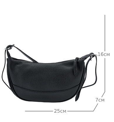 JS-3113-04 черная сумка женская Jane's Story