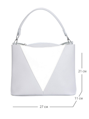 AQ-6805-77_62 серая сумка женская (кожа) Jane's Story