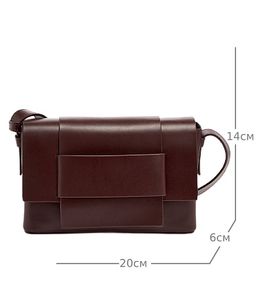 JS-2088-09 коричневая сумка женская (кожа) Jane's Story