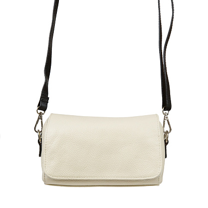 6168-62 белая сумка женская (кожа) Jane's Story