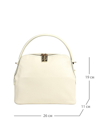 KCC-6512-62 белая сумка женская (кожа) Jane's Story